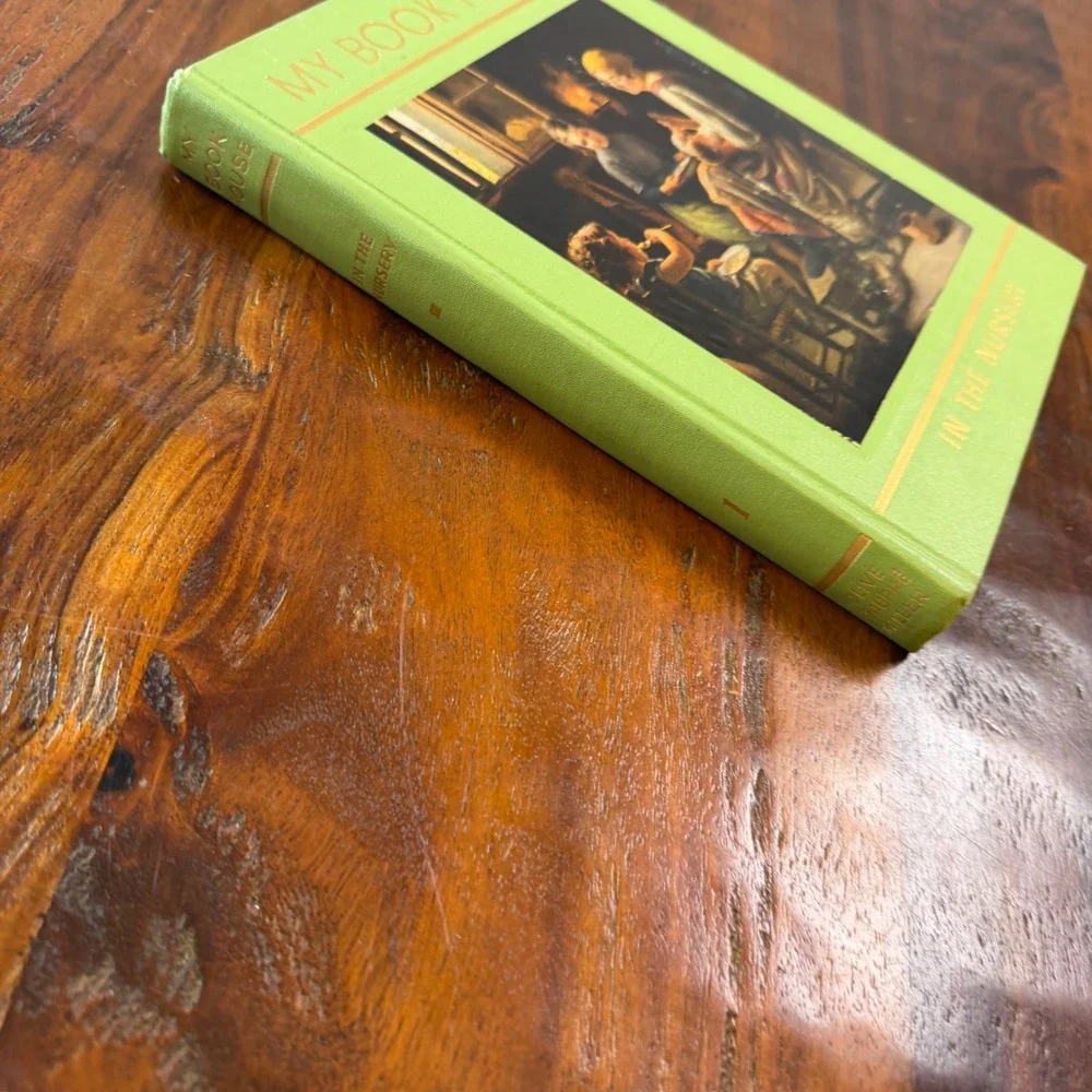 In The Nursery My Book House Olive Beaupre Miller Green Hardcover Vintage